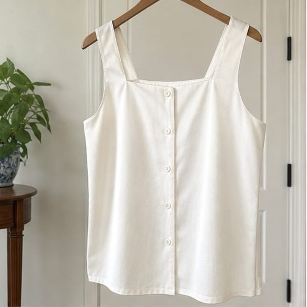 Ivory Peplum Top